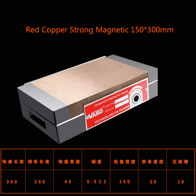 Power Tools Red - Mandrin magnétique en cuivre rouge pour