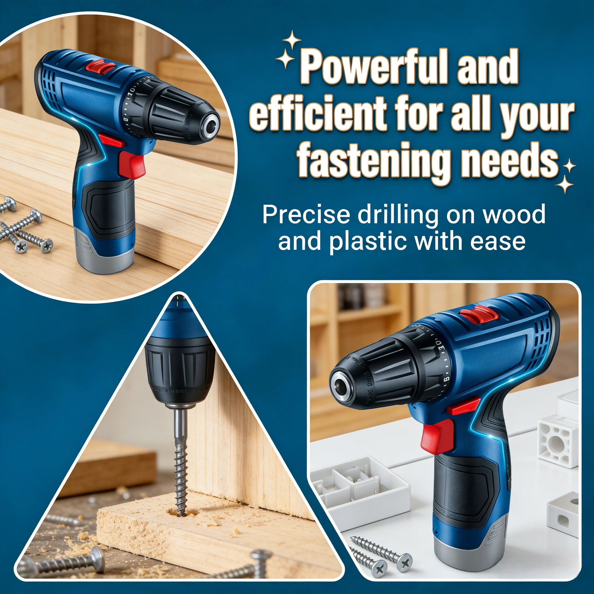 Power Tools Set - Perceuse électrique Bosch GSR 120-LI 12V,