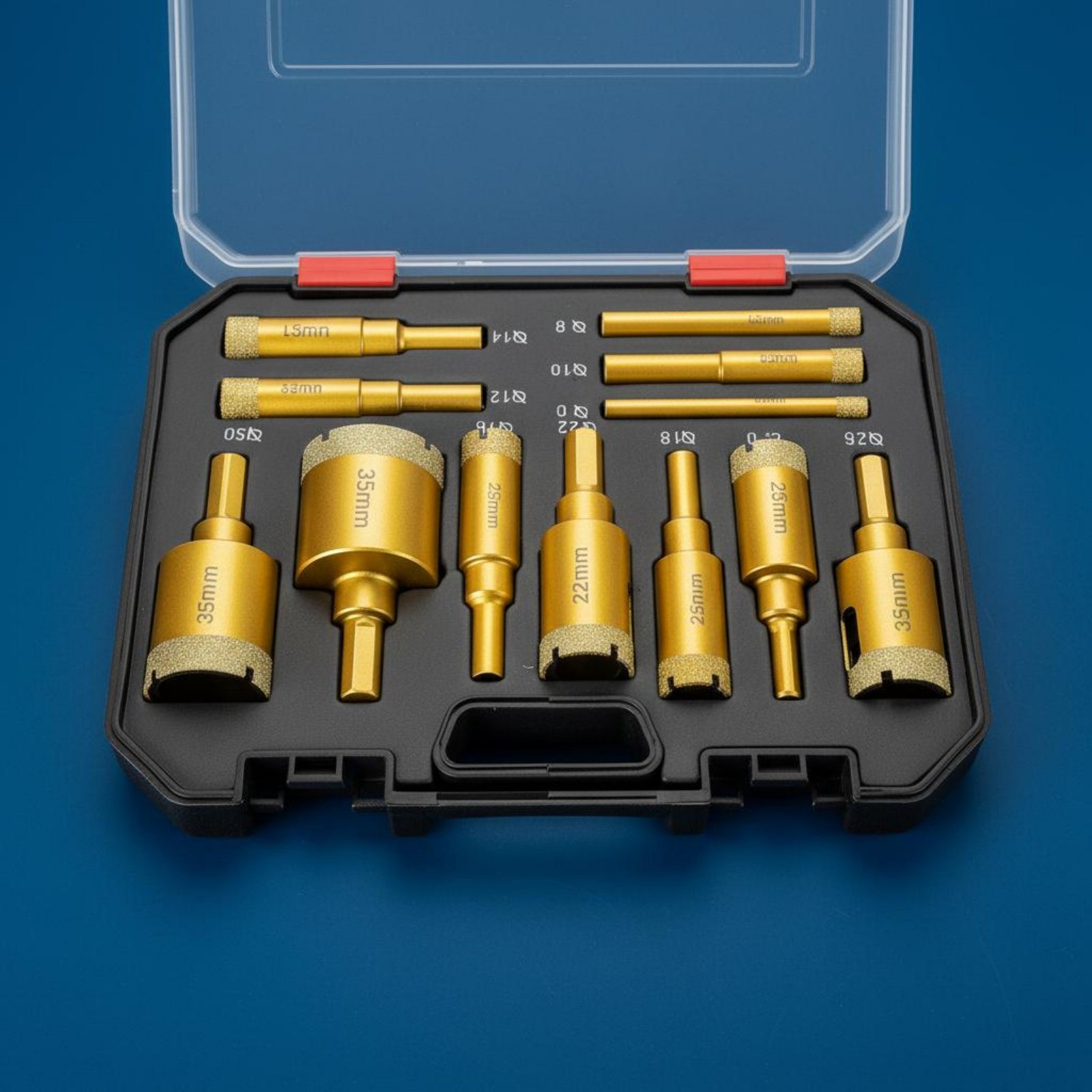 Power Tools Set - Lot de 12 forets à cristal