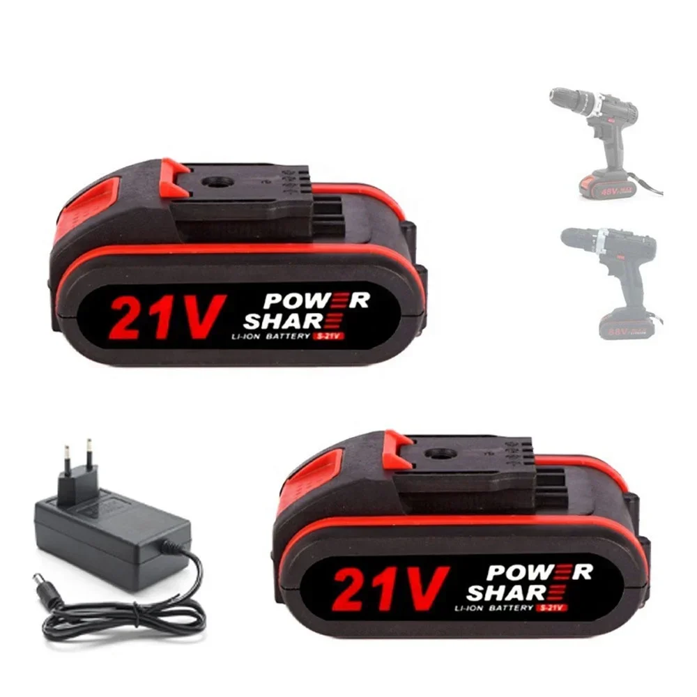 Cordless Drill Driver - Batterie Lithium-Ion Rechargeable 21V, pour perceuse