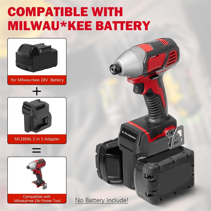 Adaptateur de batterie 2 en 1  - Power Tools Red avis et prix
