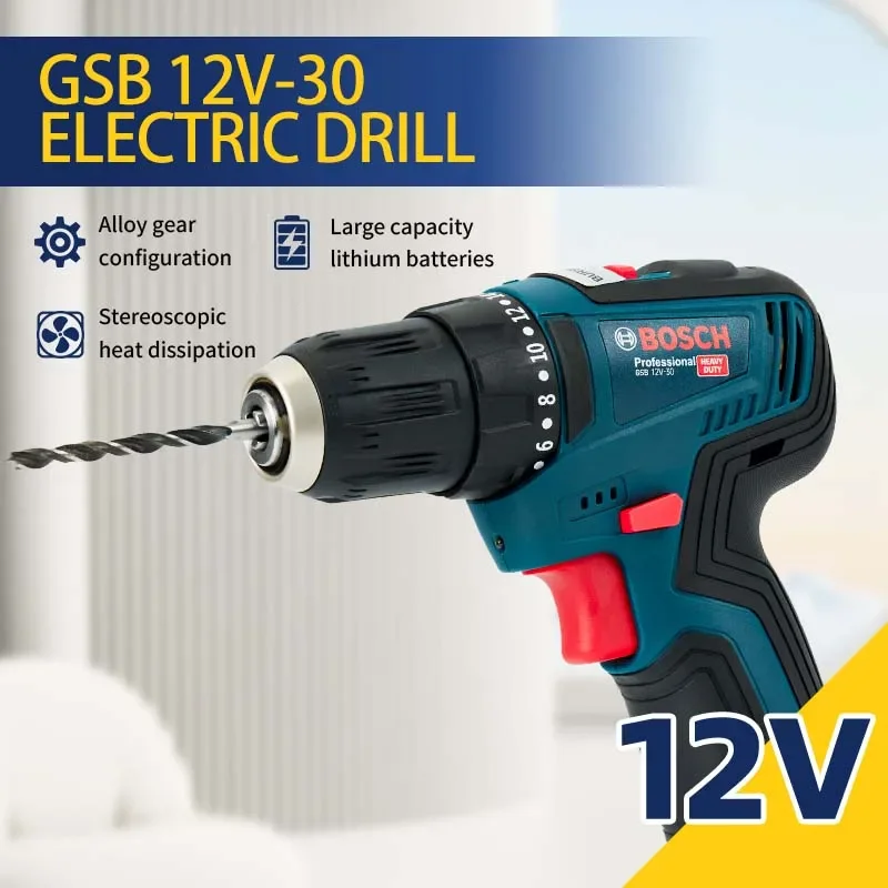 Perceuse électrique Bosch-GSB  - Cordless Drill Driver avis et prix
