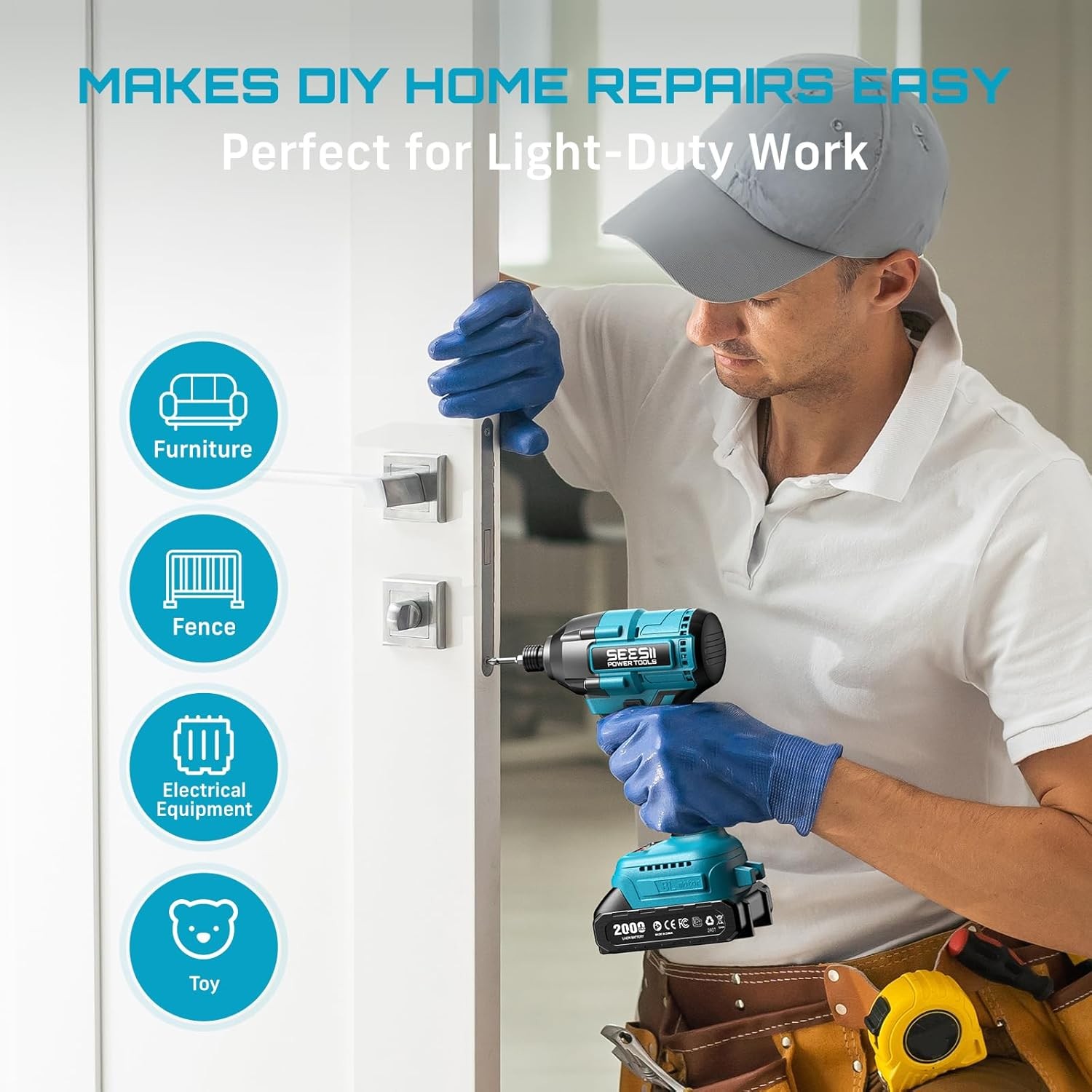 Tournevis électrique Seesii 18 - Cordless Drill Driver avis et prix