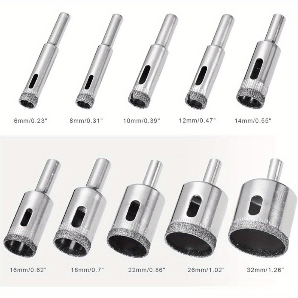 Jeu de 10 forets diamantés pou - Power Tools Set avis et prix