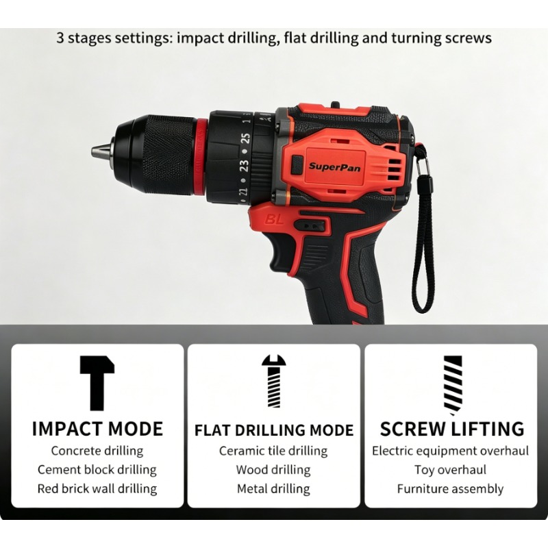 Perceuse sans fil Superpan 60  - Cordless Drill Driver avis et prix