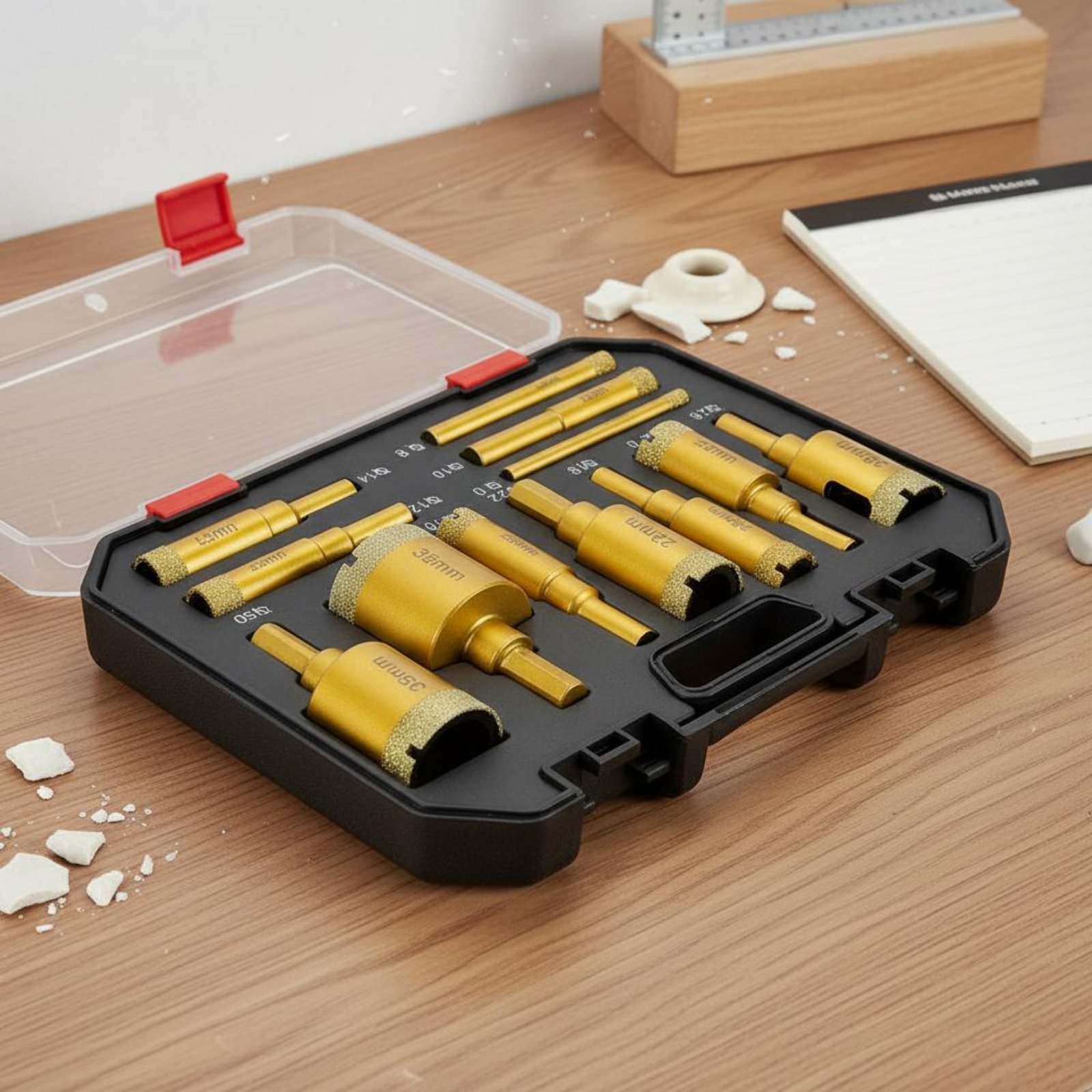 Lot de 12 forets à cristal bra - Power Tools Set avis et prix