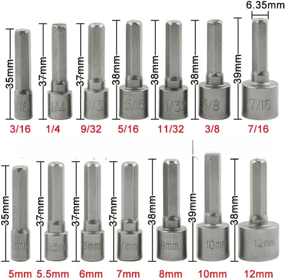 9/14 pièces Embouts à douille  - Power Tools Excel avis et prix