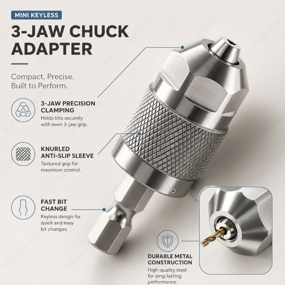 Adaptateur de mandrin à 3 mors - Power Tools Excel avis et prix